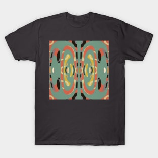 abstract retro vintage colorful T-Shirt